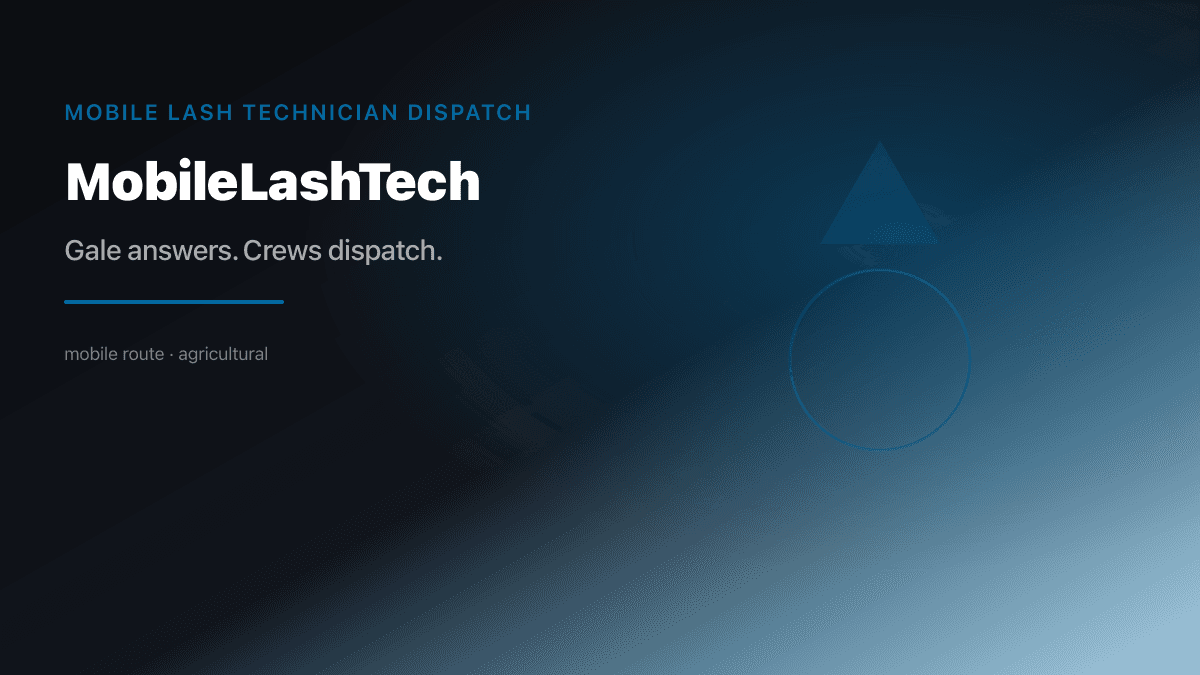 Mobile Lash Tech Dispatch preview